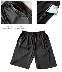 Short Masculino Bermudas Elastano Academia Corrida Spandex - KLIZZ