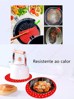 Tapete Protetor Fogão De Indução Silicone Air Fryer 2 Un - KLIZZ