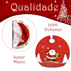 Saia Tapete Base Para Arvore De Natal 90cm Decoração Luxo - loja online