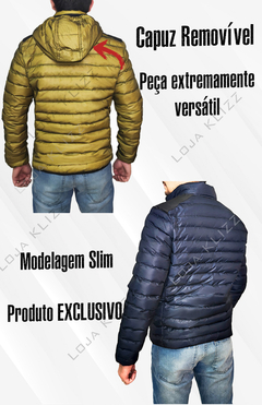 Jaqueta Masculina Street Bobojaco Puffer Blusa Casaco Frio - loja online