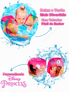 Boia de Braço Infantil Inflável Princesa Disney Piscina Kids - KLIZZ