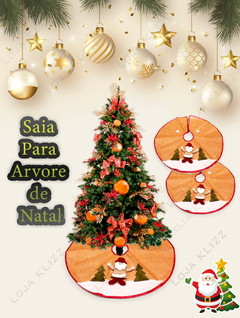 Saia Tapete Base Para Arvore De Natal 60cm Decoração Luxo - comprar online