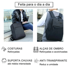 Mochila Bolsa Casual Executiva Notebook Reforçada Premium - comprar online