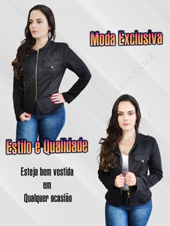 Jaqueta Feminina Blusa de Frio Matelassê Casaquinho Inverno - comprar online