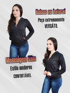 Casaco Blusa Feminina Esporte Dry Fit Leve Academia Running