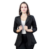 Blazer Feminino Casaco Max Social Alongado Slim Acinturado