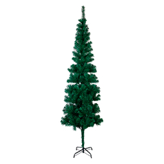 Imagem do Arvore de Natal Slim Fina 210cm Pinheiro Verde 450 Galhos