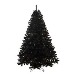 Arvore de Natal Preta 1,50m Halloween Dark 565 Galhos Luxo - comprar online