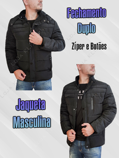 Jaqueta Masculina Blusa Forrada Casaco Bobojaco Puffer - KLIZZ
