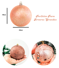 Bolas de Natal Conjunto 16 Un Grande 10cm Mista Decorada na internet