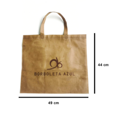 Sacola Borboleta Azul Bolsa Saco Retornável Bag Multiuso - comprar online