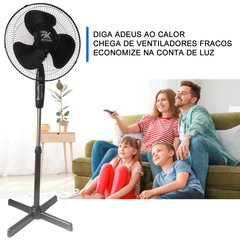 Ventilador Coluna 40cm Turbo 3 Pás Altura Ajustável 127V na internet