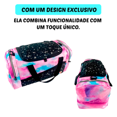 Bolsa Mala Feminina Academia Treino Viagem Transversal Tie Dye - comprar online