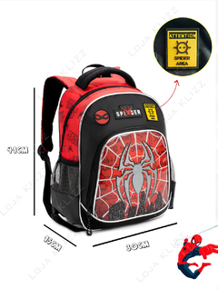 Mochila Escolar Infantil Super Spider Aranha Aventura Estilo - comprar online