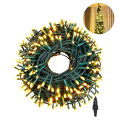 Cordão 100 Leds Luz de Natal 10m Modo Fixo 127V Extensível