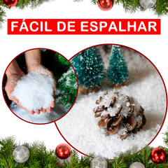 Enfeite Floco De Neve Artificial Para Árvore De Natal 50g - loja online