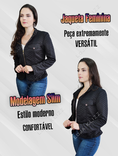 Jaqueta Feminina Blusa de Frio Matelassê Casaquinho Inverno - comprar online