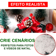 Enfeite Floco De Neve Artificial Para Árvore De Natal 50g na internet