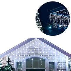 Cascata 400 Led Prova D'Água Bivolt 9,5m Decoração de Natal - KLIZZ