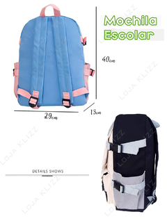 Mochila Bolsa Feminina Escolar Estilo Koreano Kawaii Fofa na internet