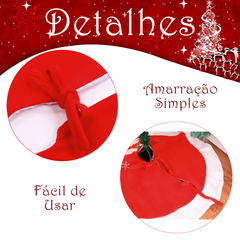 Saia Tapete Base Para Arvore De Natal 90cm Decoração Luxo - KLIZZ