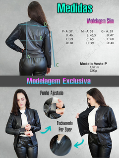 Jaqueta Feminina Bomber Blusa de Frio Casaco Inverno Cirre - KLIZZ