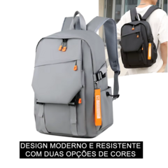 Imagem do Mochila Bolsa USB Notebook 15,6" Oxford Impermeável Premium