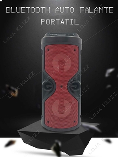 Caixa De Som Xtrad Bluetooth Obass Box Led Portátil - loja online