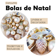 Imagem do Bolas de Natal 26Un Decoradas Mista Estrela Cadente Presente