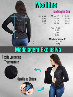 Imagem do Casaco Blusa Feminina Esporte Dry Fit Leve Academia Running