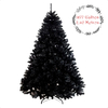 Arvore de Natal Preta 2,40m Halloween Dark 1677 Galhos Luxo