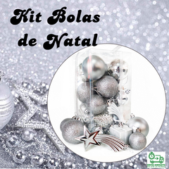 Bolas de Natal 26Un Decoradas Mista Estrela Cadente Presente - loja online