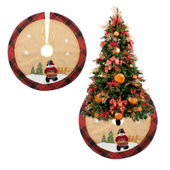 Saia Tapete Base Para Arvore De Natal 70cm Decoração Luxo