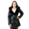 Sobretudo Feminino Couro Parka Casaco Max Longo Inverno Tendencia