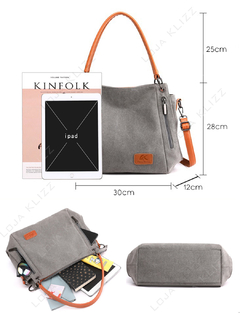 Bolsa Feminina Transversal Tiracolo Ombro Casual Vintage - comprar online