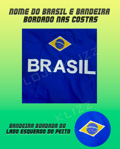 Jaqueta Blusa de Frio Feminina Brasil Copa do Mundo 2022 - comprar online