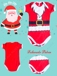 Body de Bebê Meu Primeiro Natal Baby Menino Papai Noel - loja online