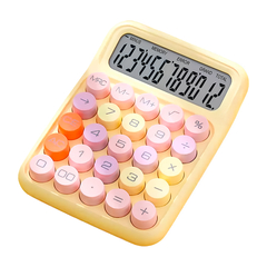 Calculadora de Mesa Simples Kawaii Candy Colorida 12 Dígitos - comprar online