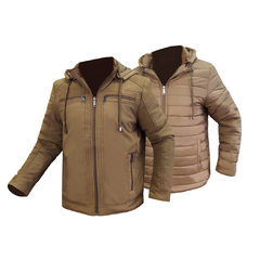 Jaqueta Dupla Face Masculina Zayn Blusa Bobojaco Frio Casaco - loja online