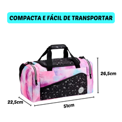 Bolsa Mala Feminina Academia Treino Viagem Transversal Tie Dye - comprar online