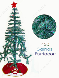 Arvore de Natal Furtacor Shine 2,10m 450 Galhos Premium - KLIZZ