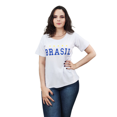 Imagem do Camiseta Brasil Feminina Blusa Copa 2022 Seleção Brasileira