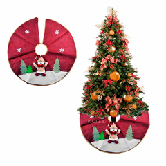 Saia Tapete Base Para Arvore De Natal 60cm Decoração Luxo - comprar online