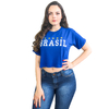 Camiseta Brasil Feminina Blusa Copa 2022 Seleção Brasileira