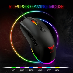 mouse gamer 7cores back light com fio