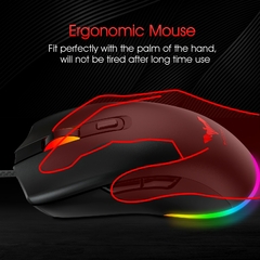 mouse gamer 7cores back light com fio