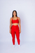 Top Faixa Red Chic - Vibor Fitness