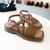 SANDALIA BAYSIDE CUERO CAMEL - comprar online