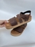 SANDALIA LARA CUERO CHOCOLATE - comprar online