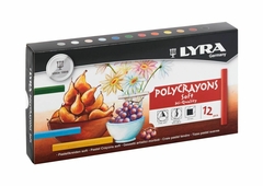 Gis Pastel Lyra Polycrayons Colores Intensos 12pz